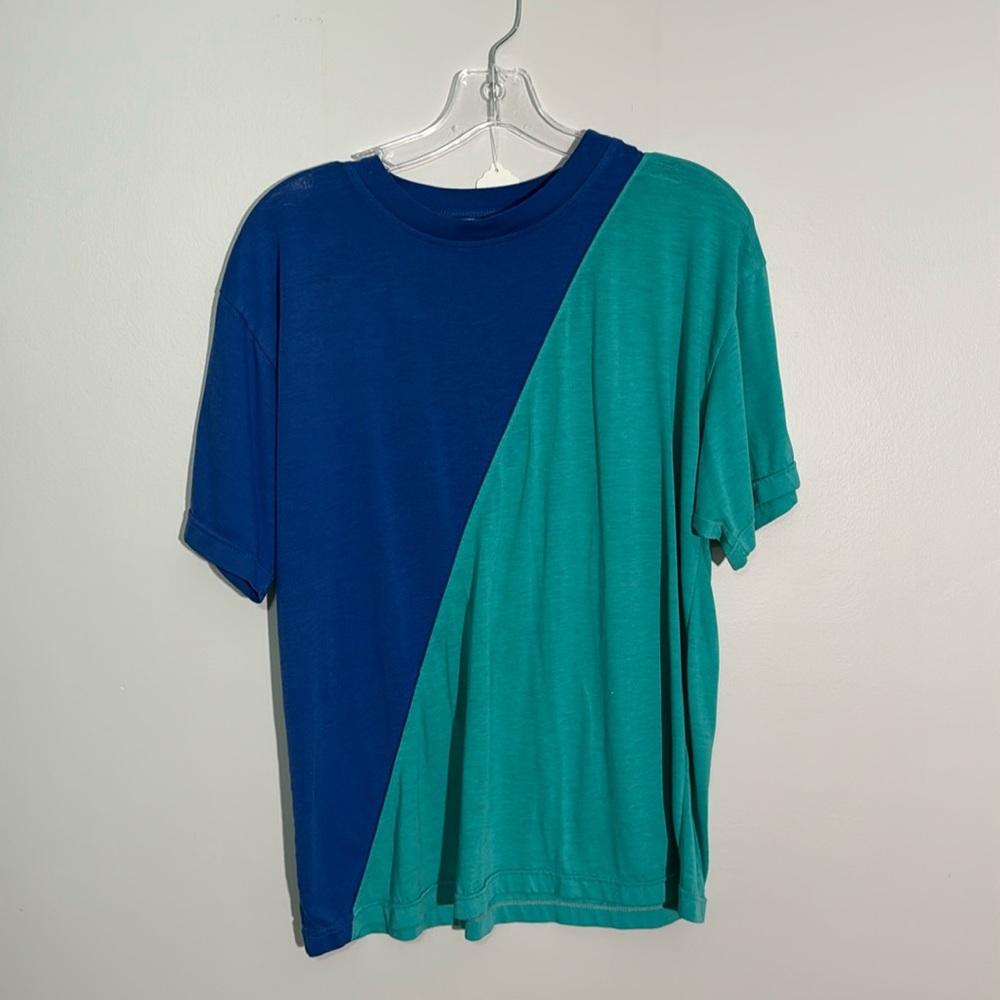 vintage 80s / 90s color block t shirt